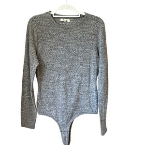 Madewell Heather Gray Long Sleeve Top